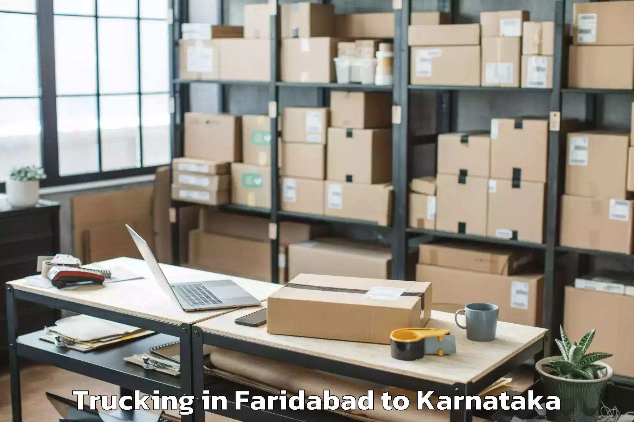 Book Faridabad to Moodabidri Trucking